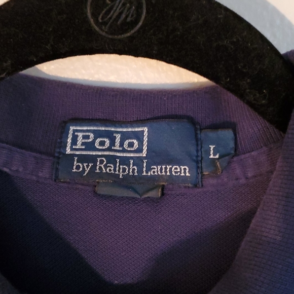Men's Navy blue Polo size Large - Picture 3 of 4